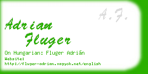 adrian fluger business card